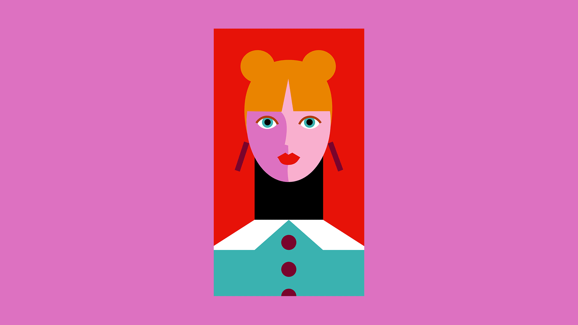girl girls color Character face Fashion.gif