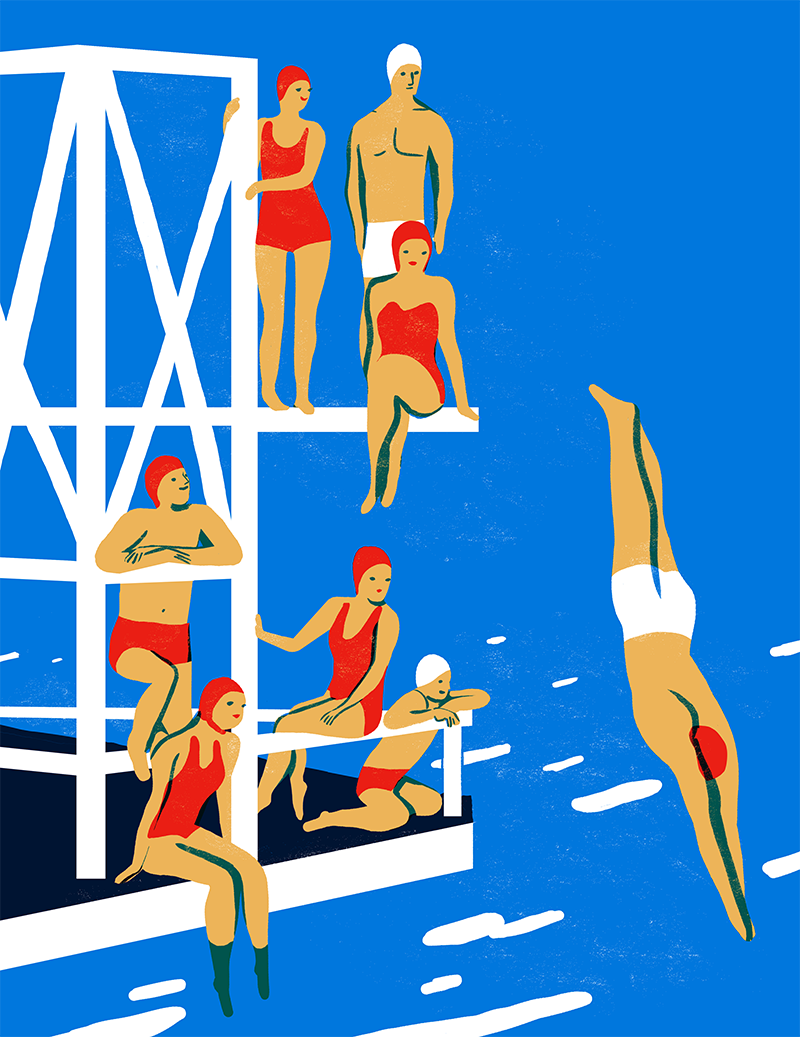 The Pool - Screen prints series on Behance (4).png