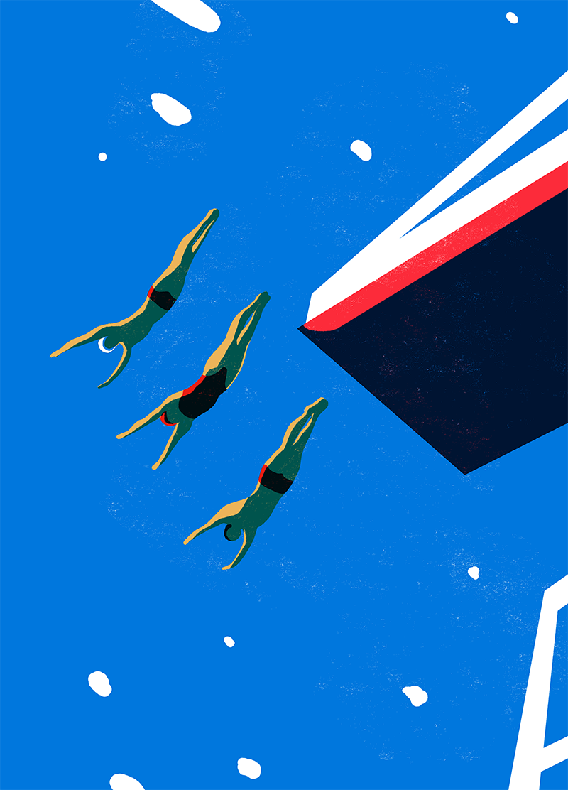 The Pool - Screen prints series on Behance (5).png