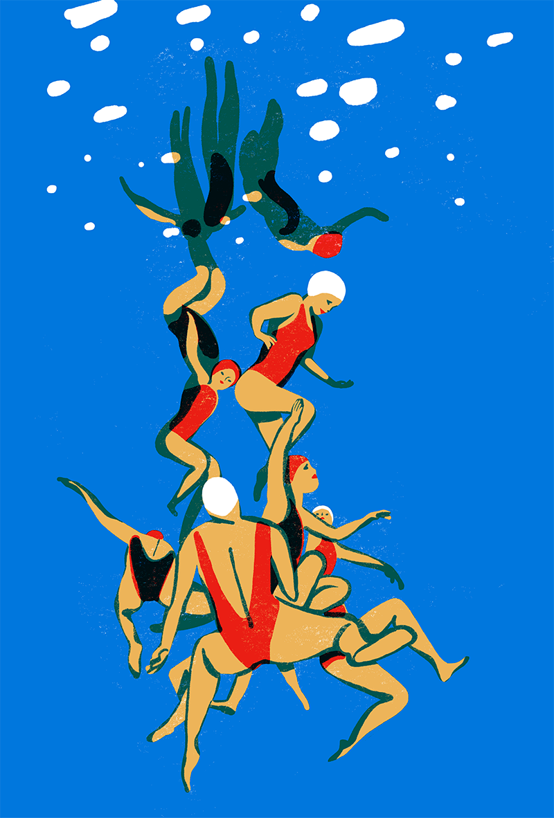 The Pool - Screen prints series on Behance (3).png