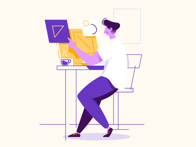At the computer man affinity designer clean simple character illustrat.png