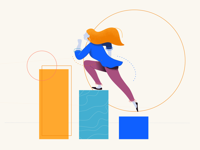 Fast Growth pattern webpage woman flat affinity designer clean illustr.png