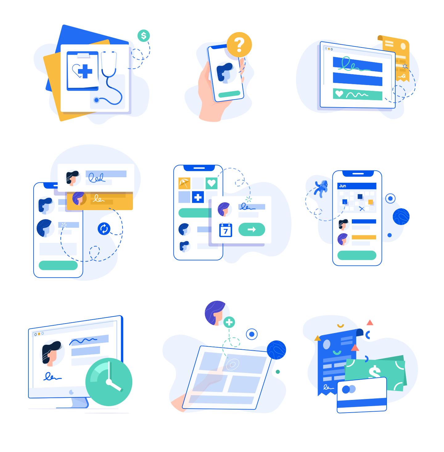 flat human resource ILLUSTRATION  vector sketch graphic design  landin (4).png