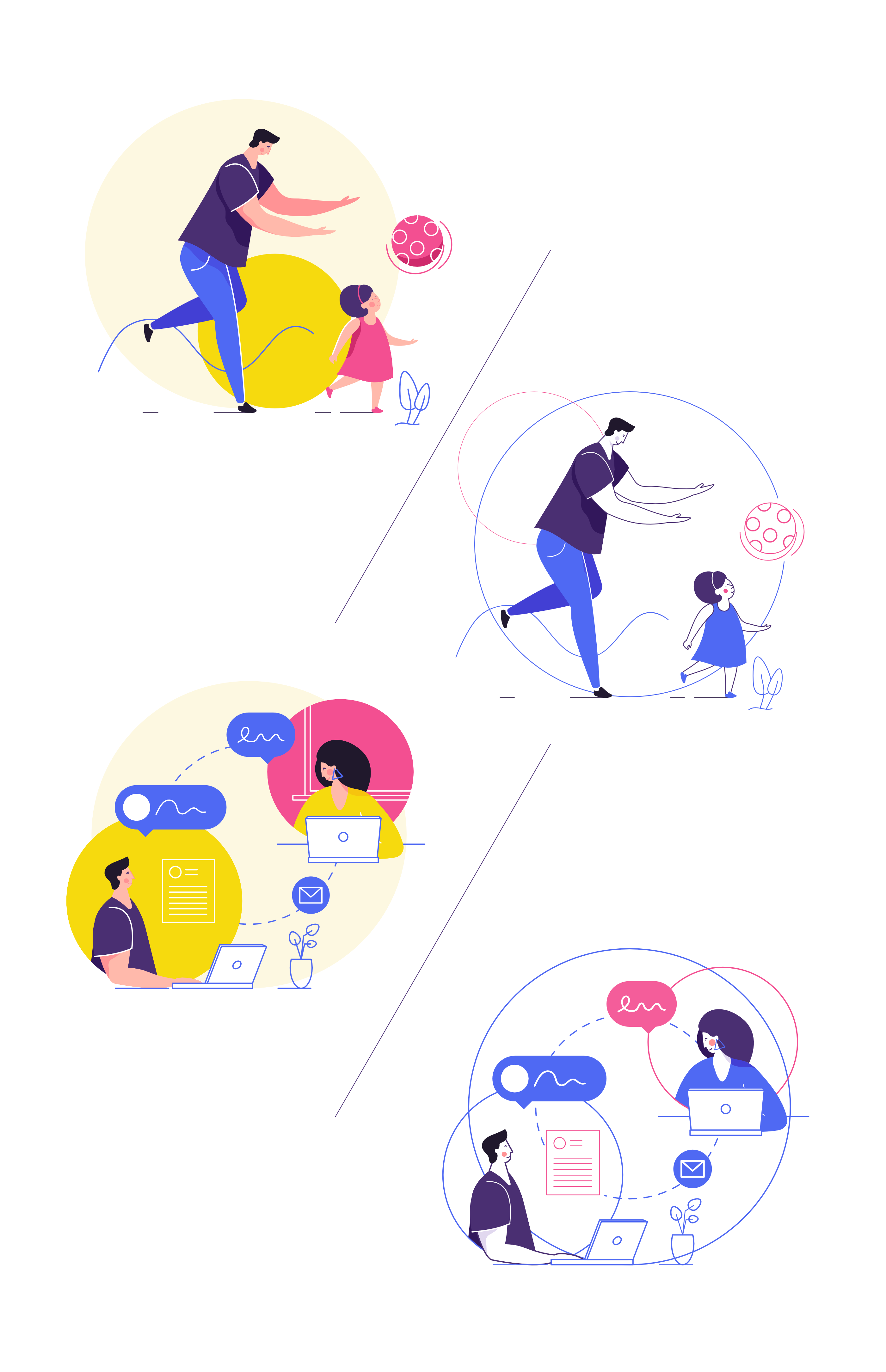 flat ILLUSTRATION  vector sketch graphic design  landing page Web.png