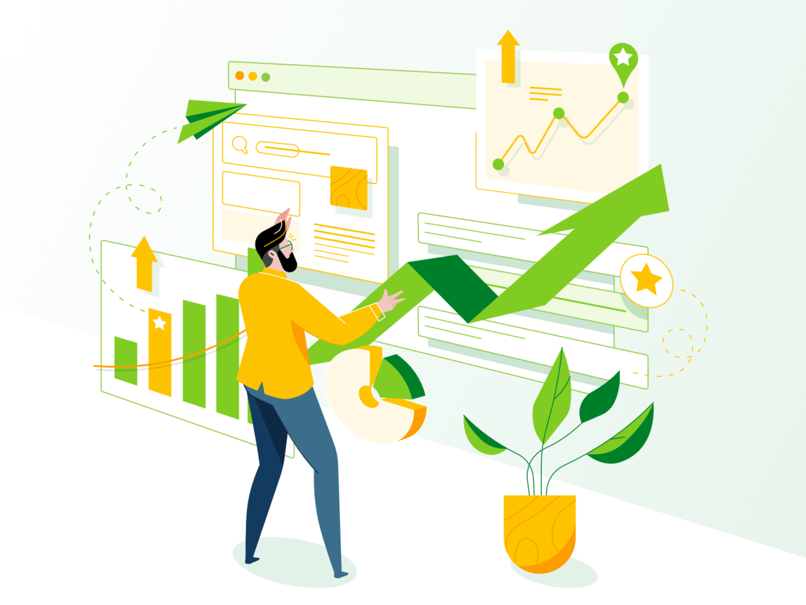 Grow your business affinity designer simple characterdesign stats illu.png