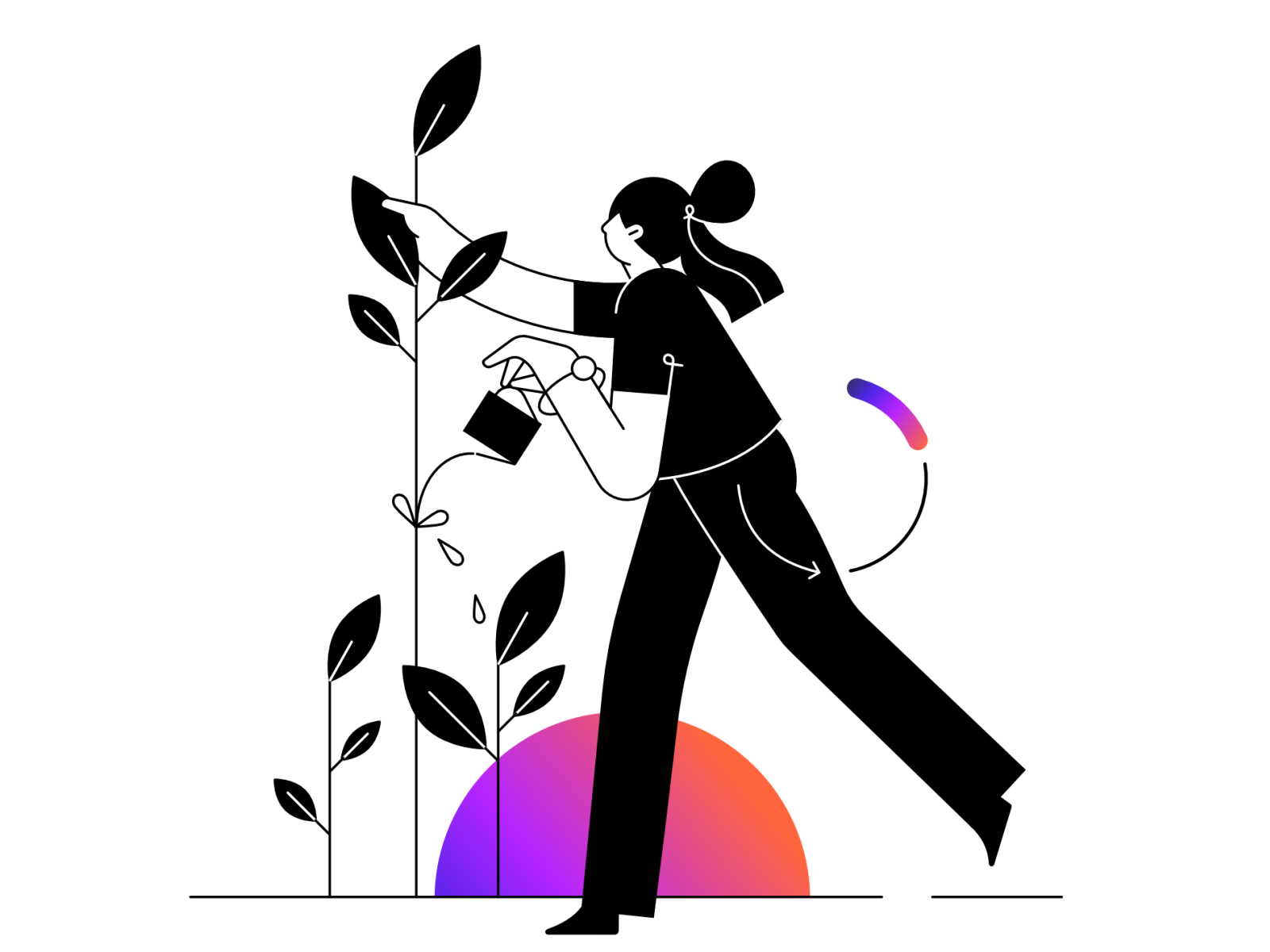 Growth 3 growth minimalism black dark product illustration illustratio.png