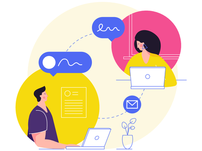 Modern Communication woman man clean affinity designer simple characte.png