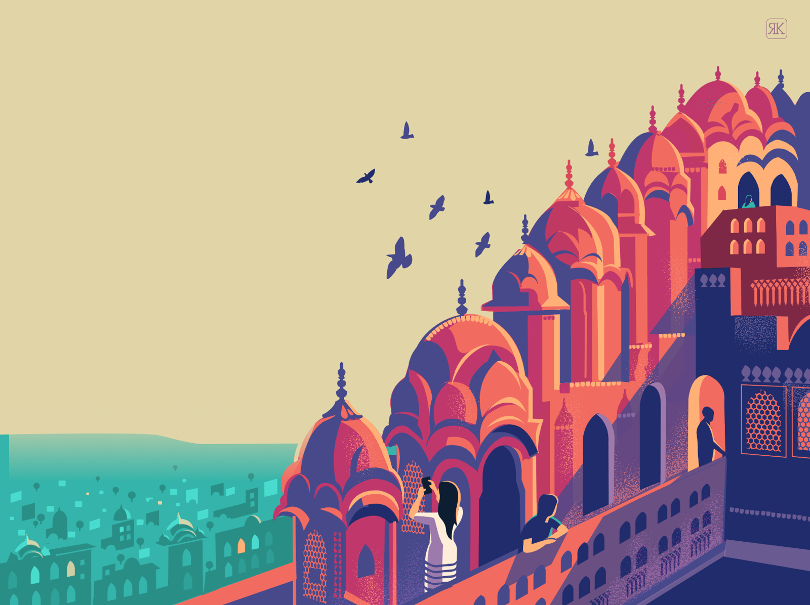architecutre culture drawings heritage India Rajasthan RoadTrip sketch (3).png