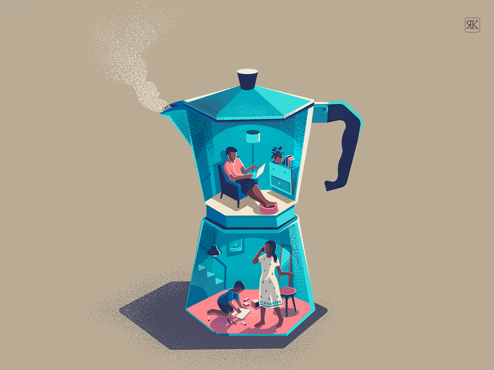conceptual creative daily objects everyday Isolation limitation lockdo (5).png
