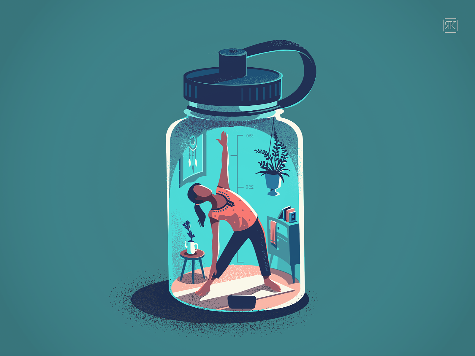 conceptual creative daily objects everyday Isolation limitation lockdo (7).png
