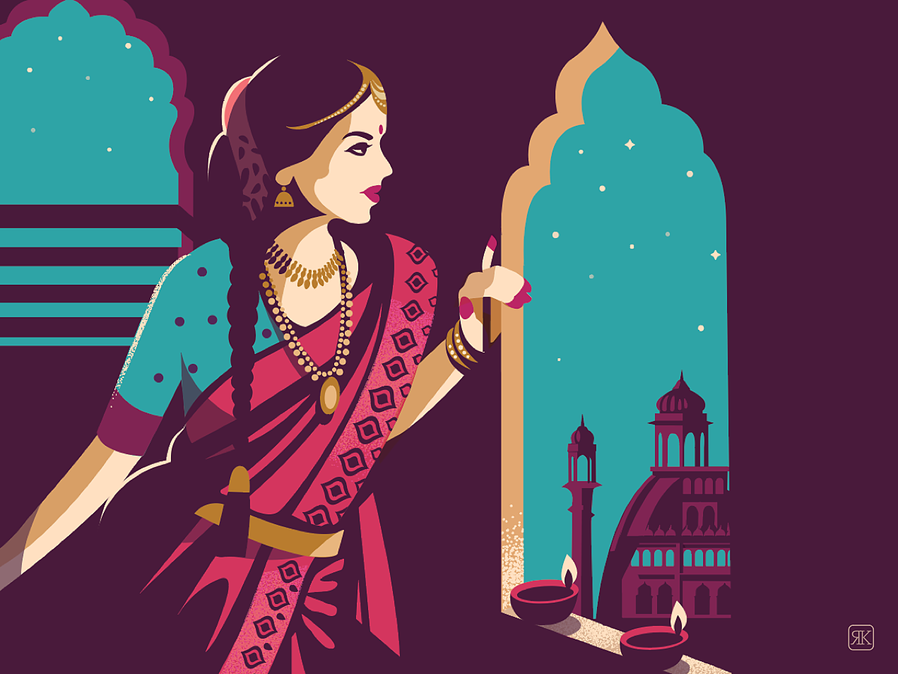 Ethnic modern indian Fashion  blend fusion lifestyle Space  urban life.png