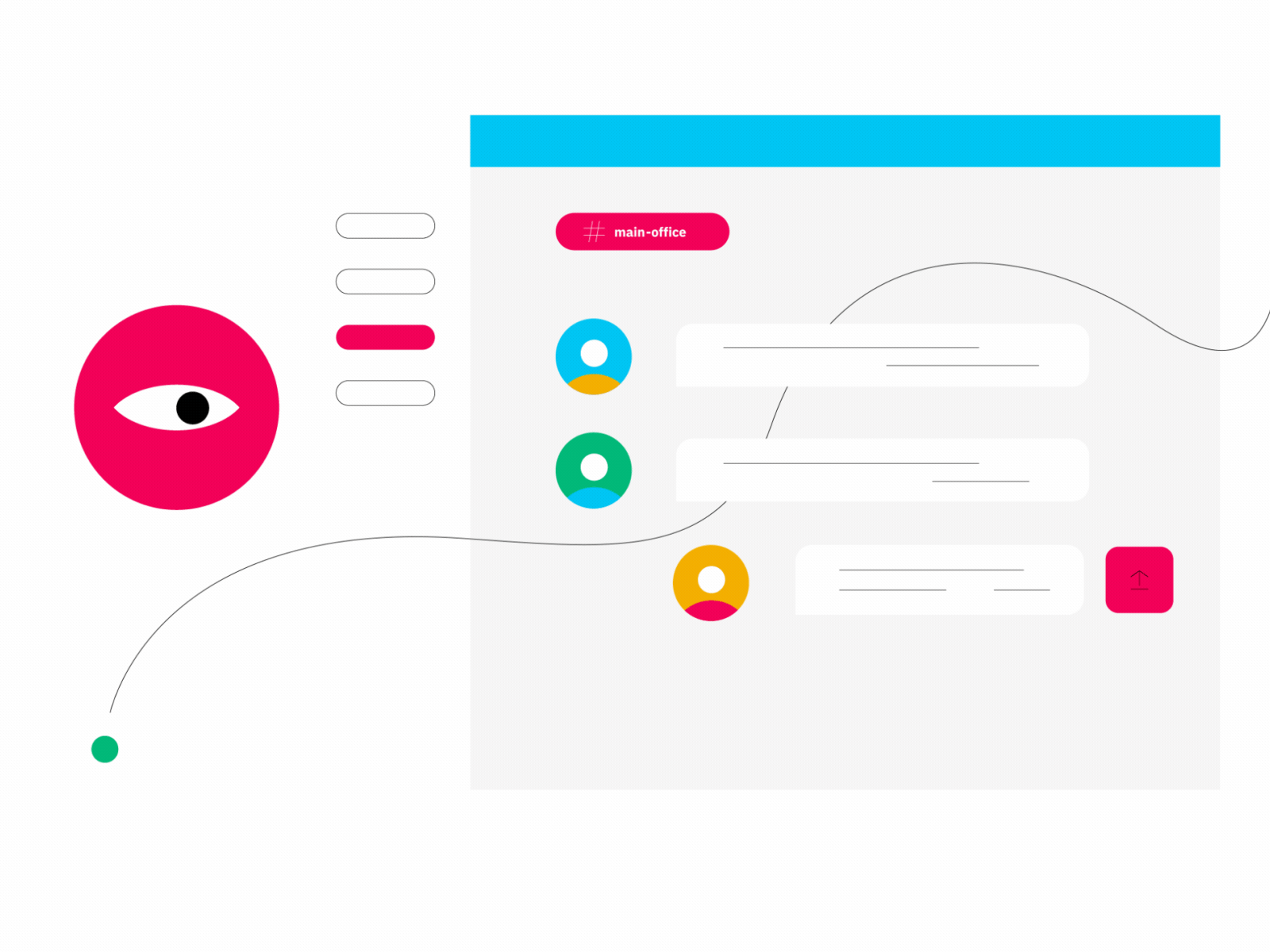 chatting on the go storytelling illustrator after effects transportati.gif