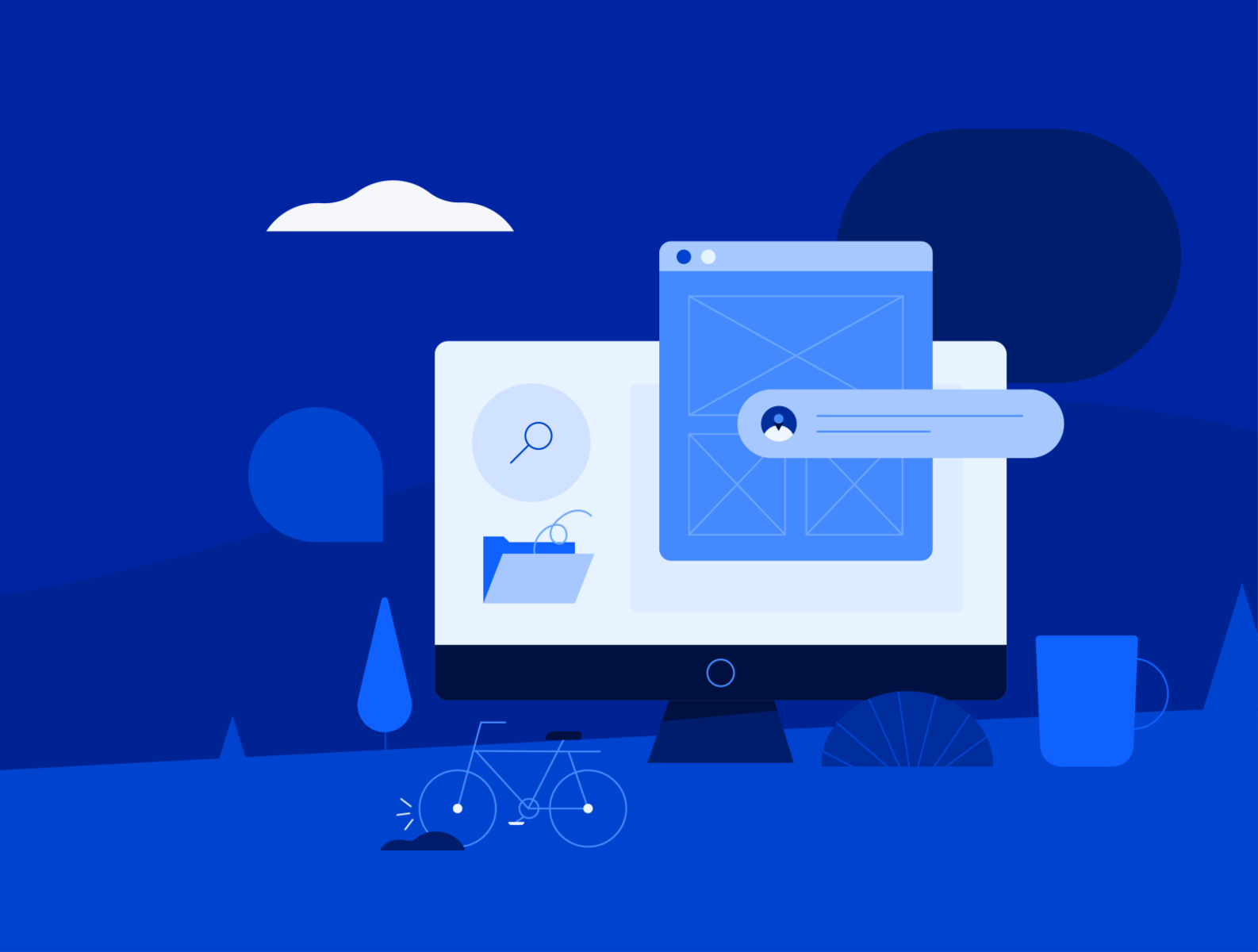 empty state - 01 mug clouds landscape forest bike folder chat computer.png