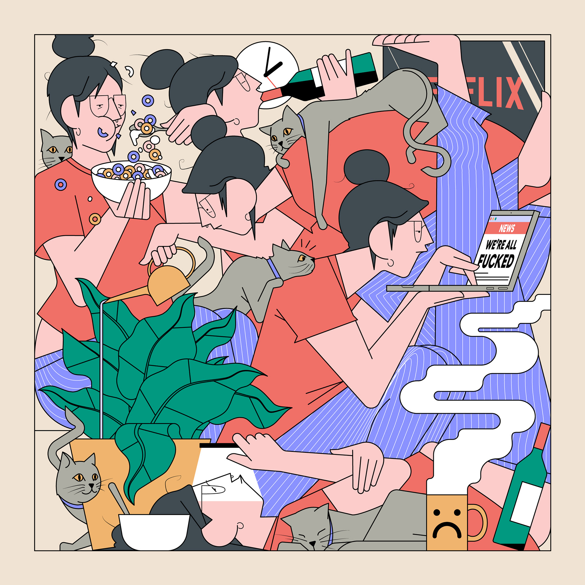 Advertising  Character design  editorial Editorial Illustration ILLUST.jpg