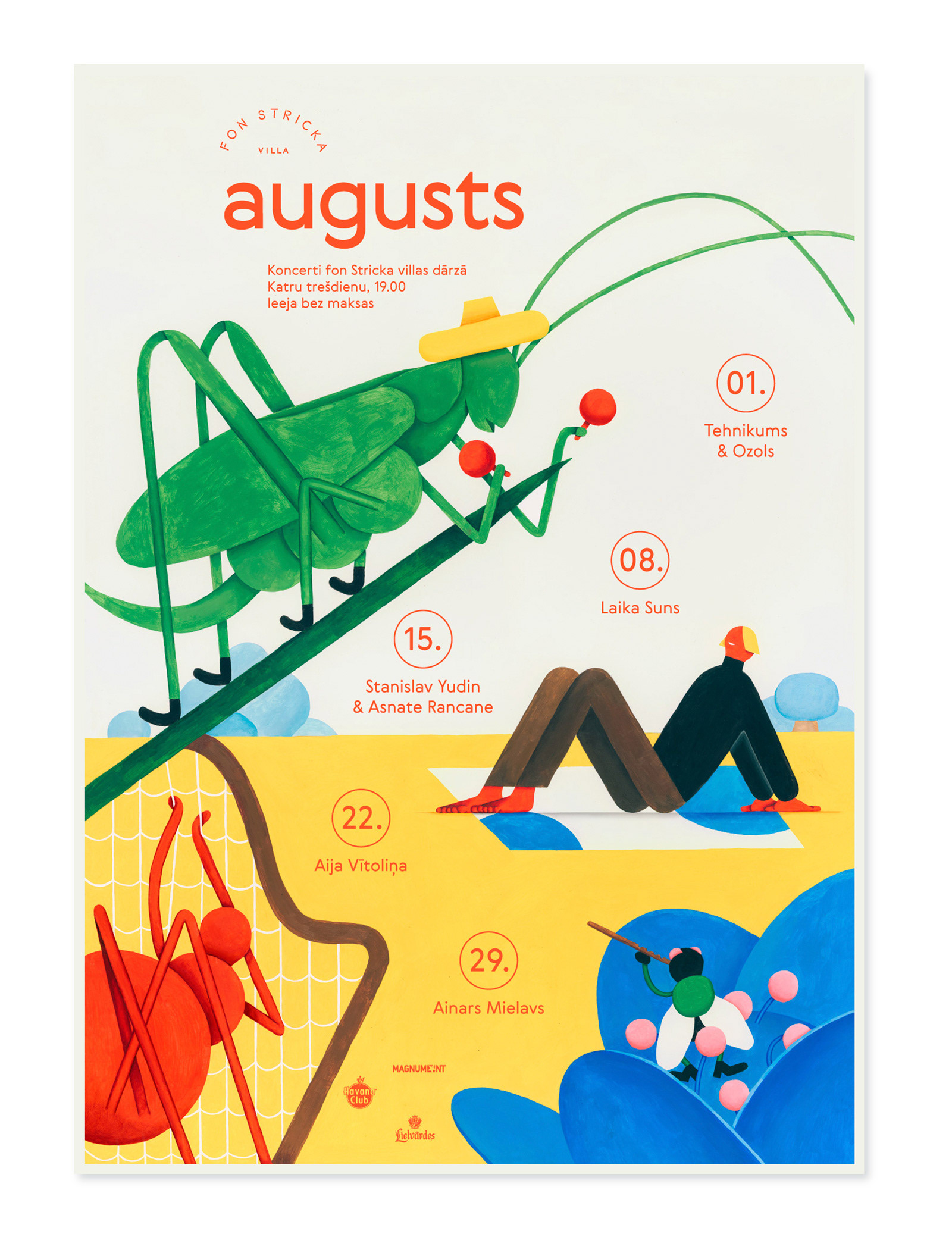 Adobe Portfolio robertsrurans ILLUSTRATION  bugs concert poster concer.jpg