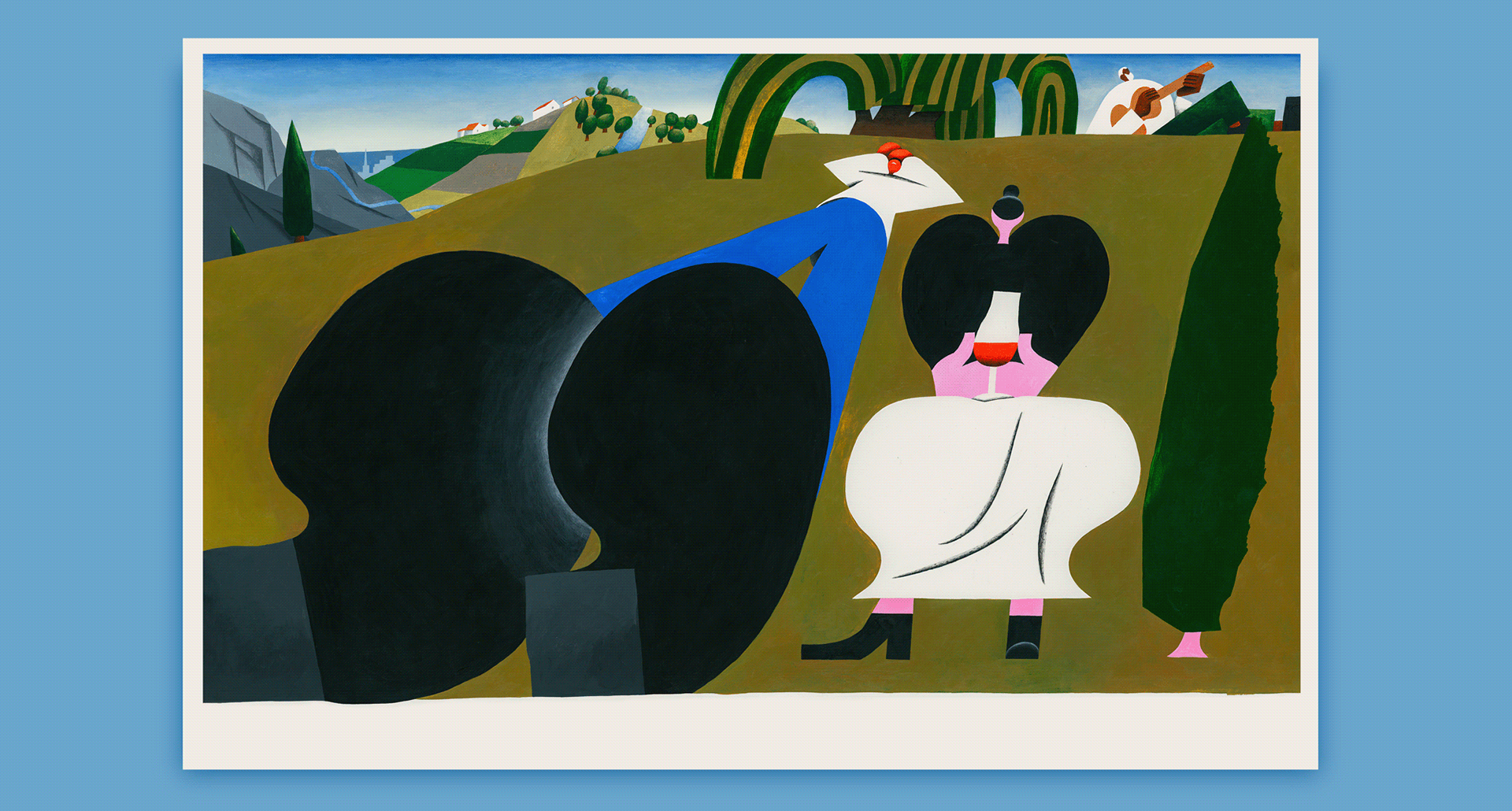 characters countryside ILLUSTRATION  Leisure music painting   rest rob.png