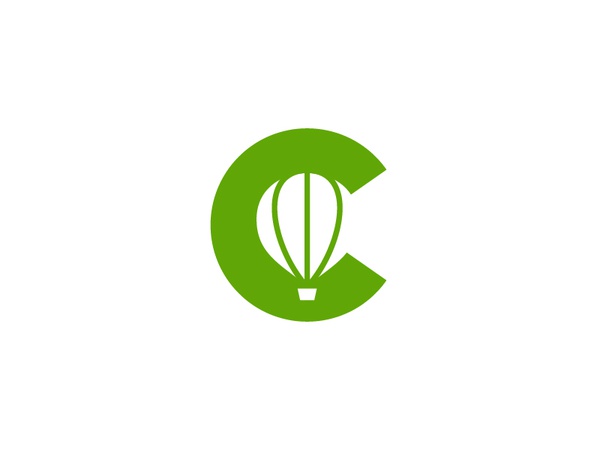 Corel Draw aerostat aeronautics balloon corel draw corel mark logo sto.jpg
