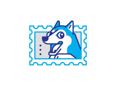HAAA Dog telegram stolzsticker meme dog sticker postage stamp icon ill.jpg