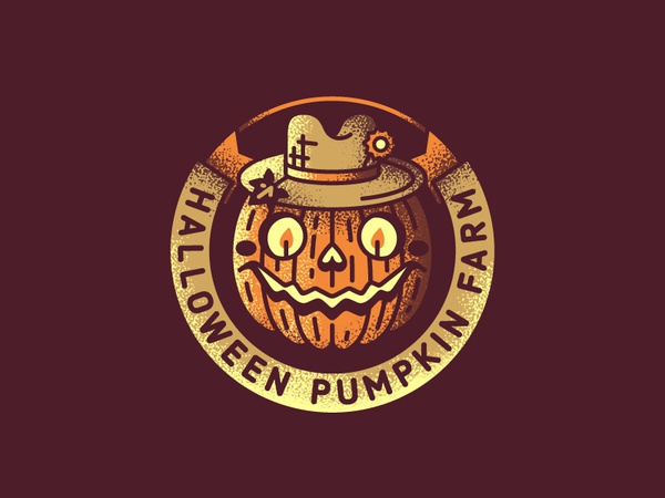 Halloween Pumpkin Farm farmer halloween farm pumpkin mark logo stolz.jpg