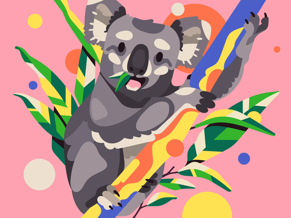 Koala sketch koala vector simple flat character illustration stolz.png