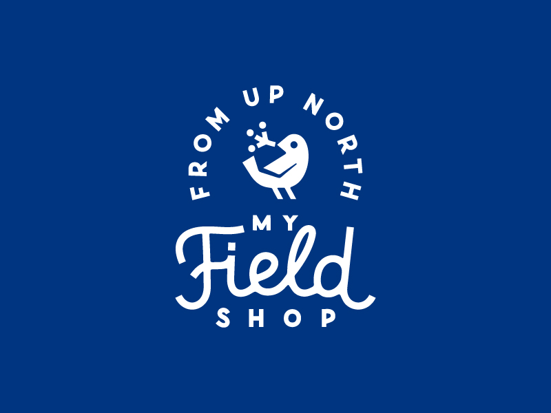 My Field Shop lettering cosmetic natural logotype swift bird mark logo.gif