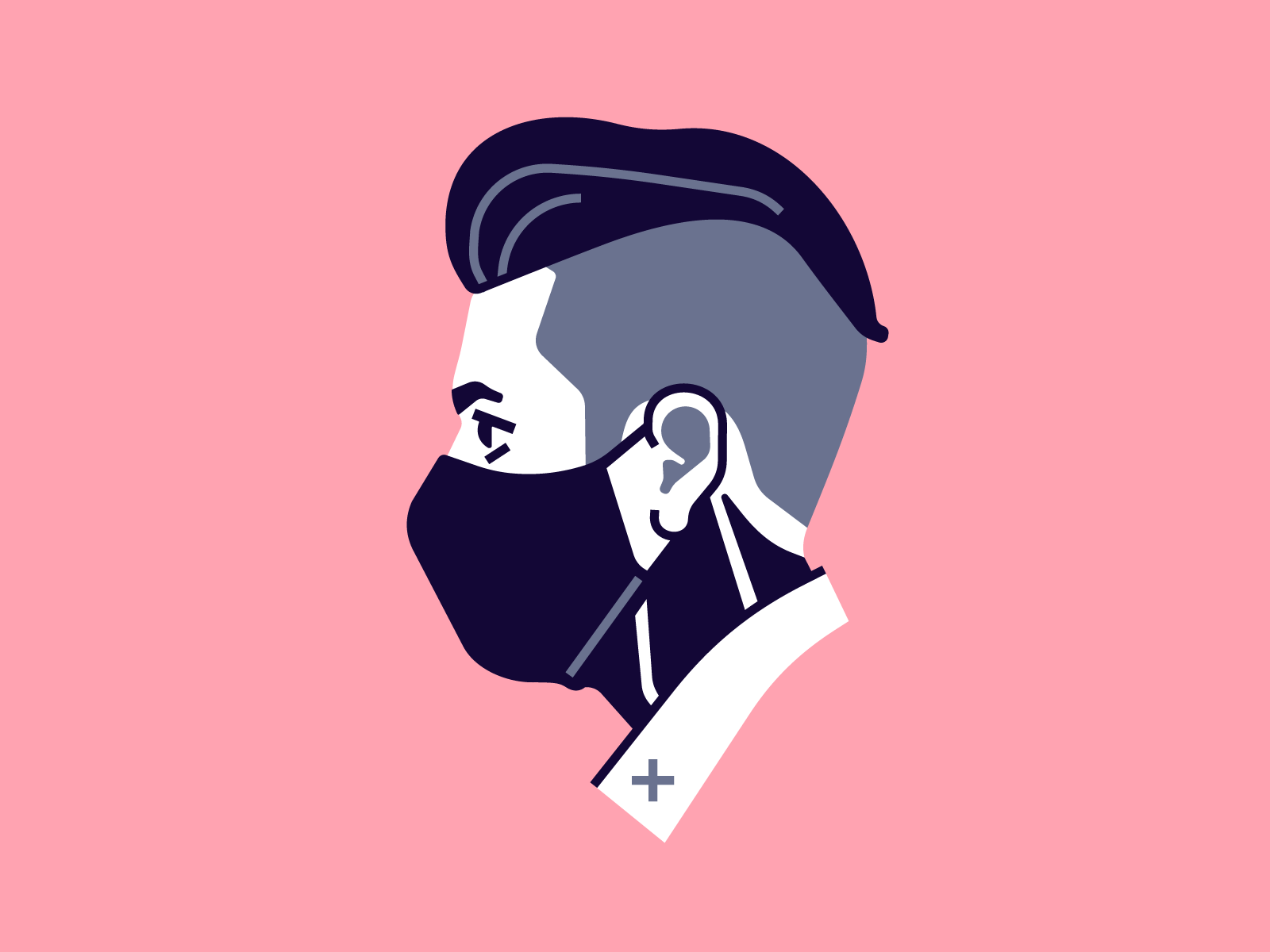 Self Portrait haircut tattoo self portrait portrait character vector s.png