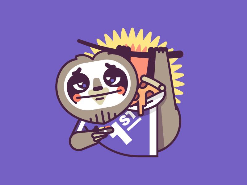 Sloth imessage earth day earth cute character animals sloth sticker il.gif