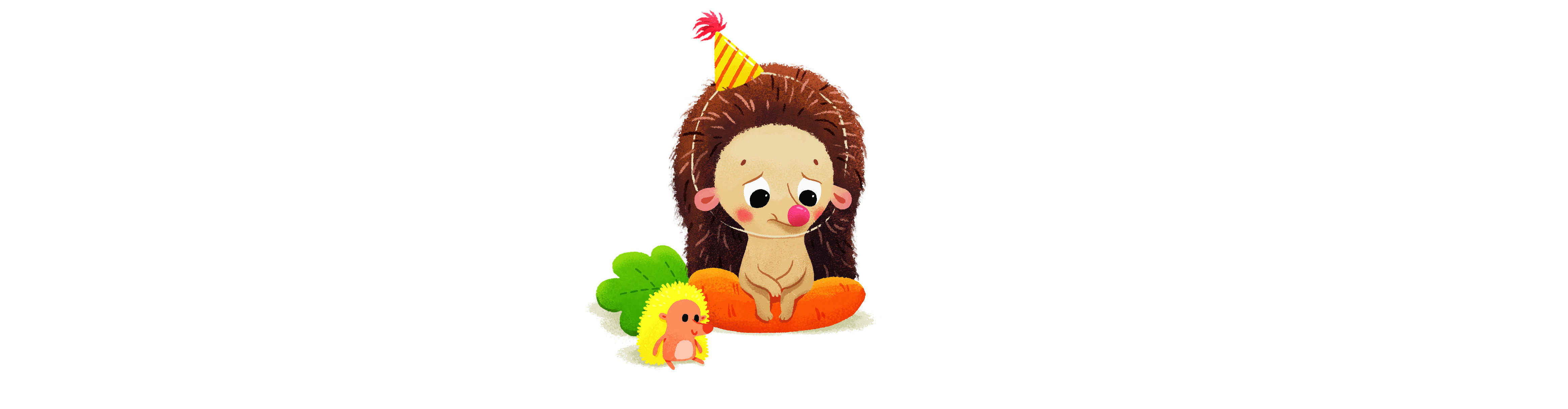 Birthday childrenbook Hedgehog party present.jpg