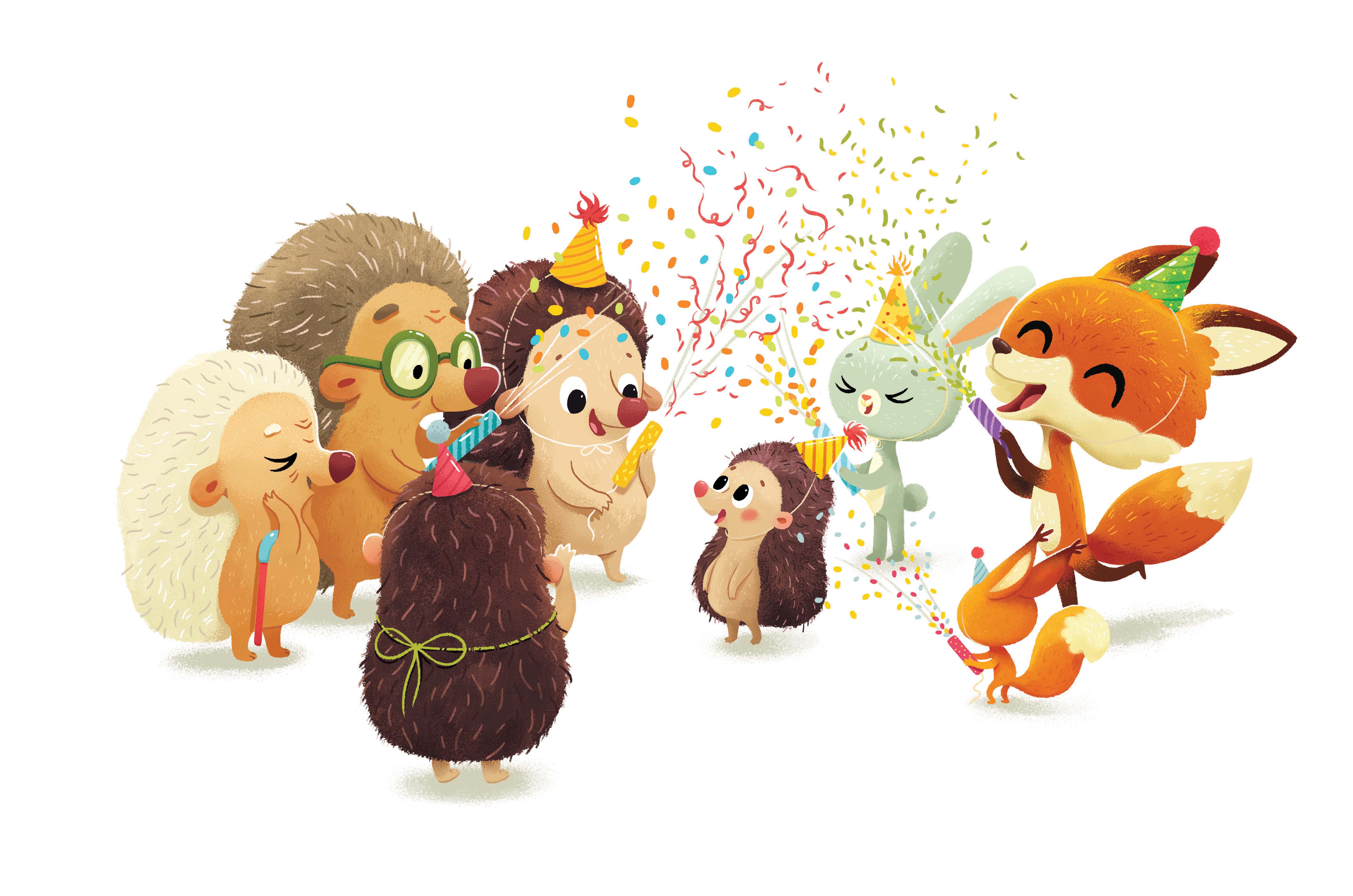 Birthday childrenbook Hedgehog party present (9).jpg