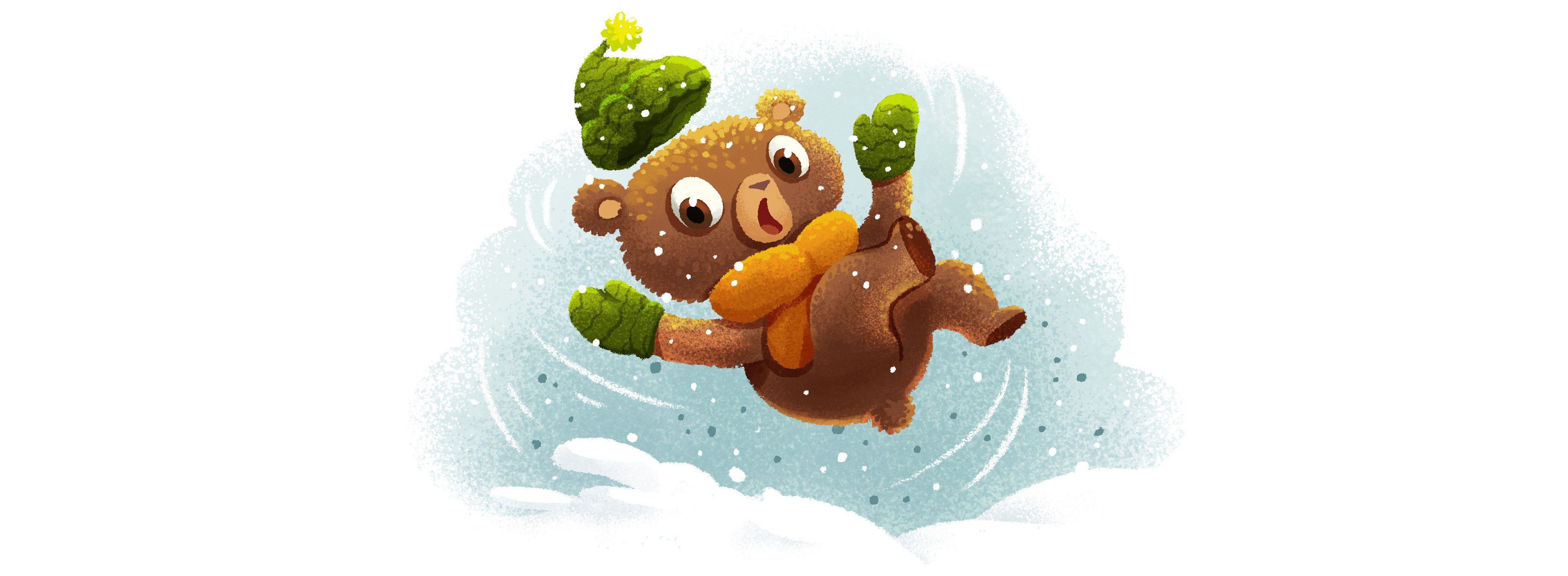 oscar bear winter Ski snow friends animals picturebook fleurus Hedgeho (4).jpg