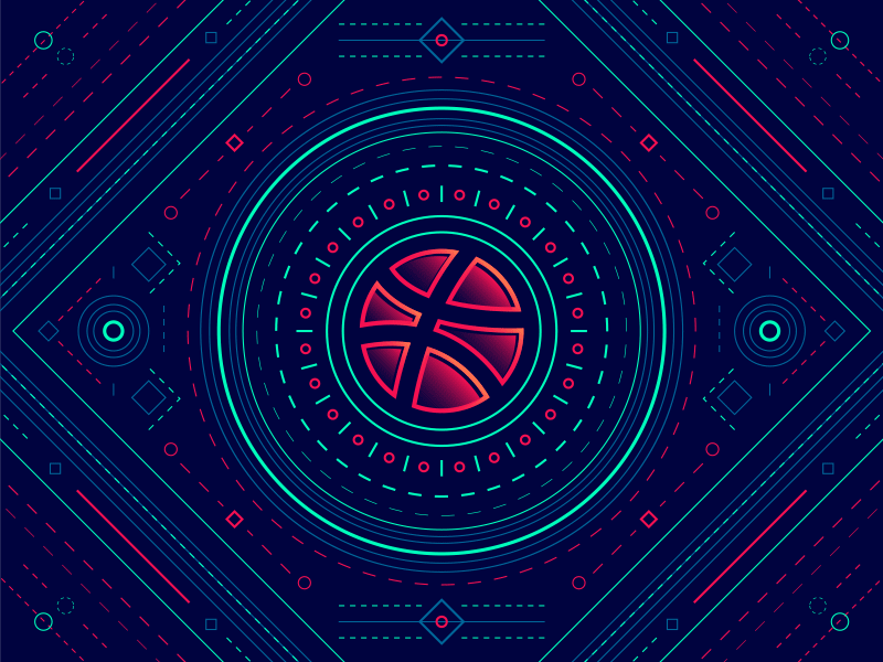 2 Space Invites dribbble invite.gif