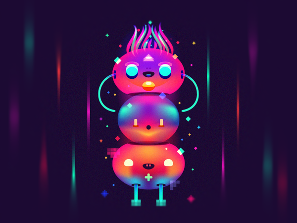 Fantastic Triple cartoon space light fantasy abstraction.png