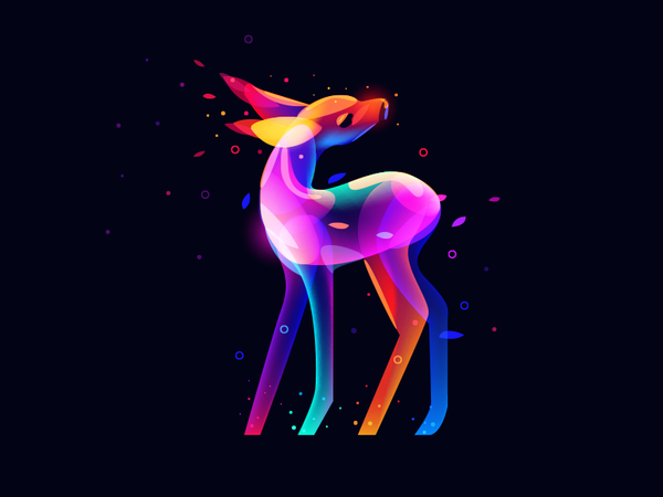 Little Fawn fairytale fantasy baby young little fawn deer.png