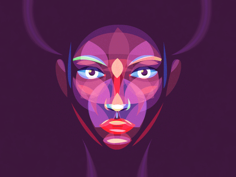 Mythical Experiment 1 love wild eye shaman woman magic overlay.gif