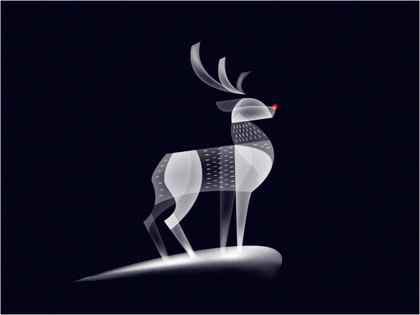 Rudolph winter magic overlay light fantasy reindeer.png