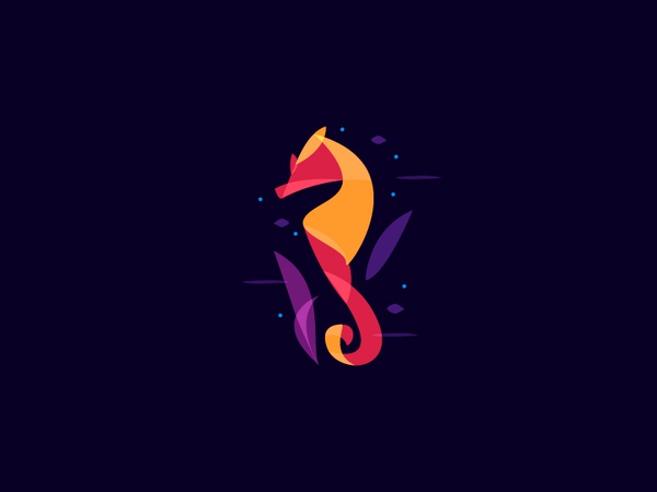 Seahorse dark color overlay sea seahorse.jpg