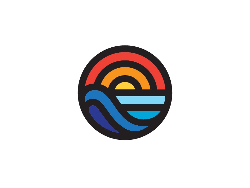 Sunset sea logo mark symbol sun line.jpg