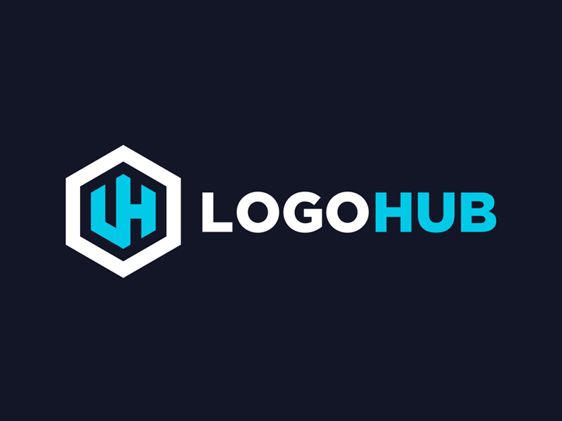 LogoHub lh owen roe monogram logomark lettermark letter logo hexagon h.png