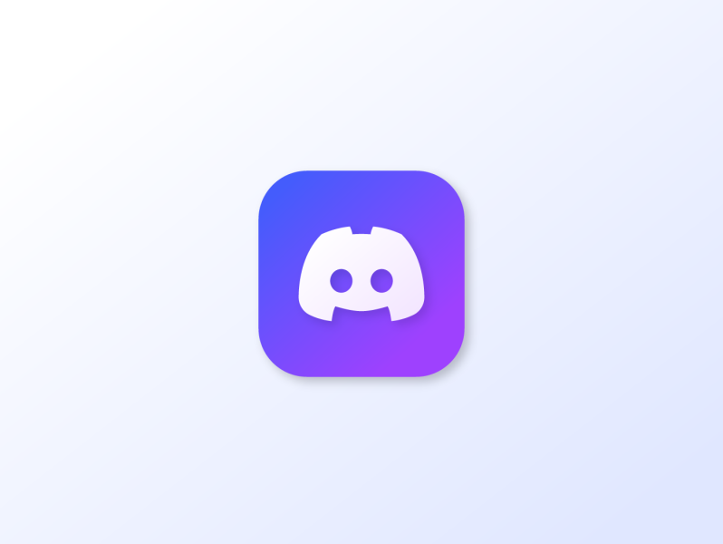 Discord Logo Redesign app icon logo app icon purple gradient logo grad.png