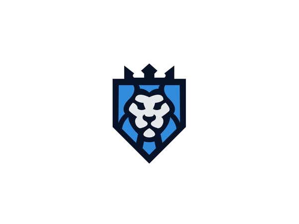 Lion logo lion logomark esport logo sport logo malmoo royal lion logom.png