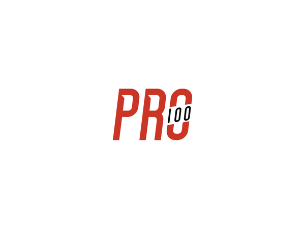 PRO100 Logo illustrator logo logo malmoo text logo sports logo pro100.png