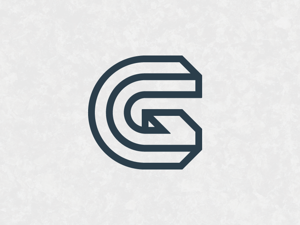 Granite Solutions Logo letter g g lettering typography symbol mark ide.png
