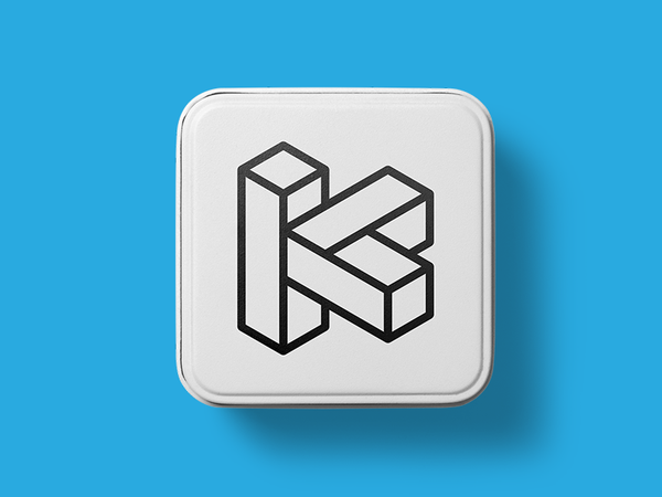 K Logo 3d k lettering letter k brand identity branding icon identity s.png