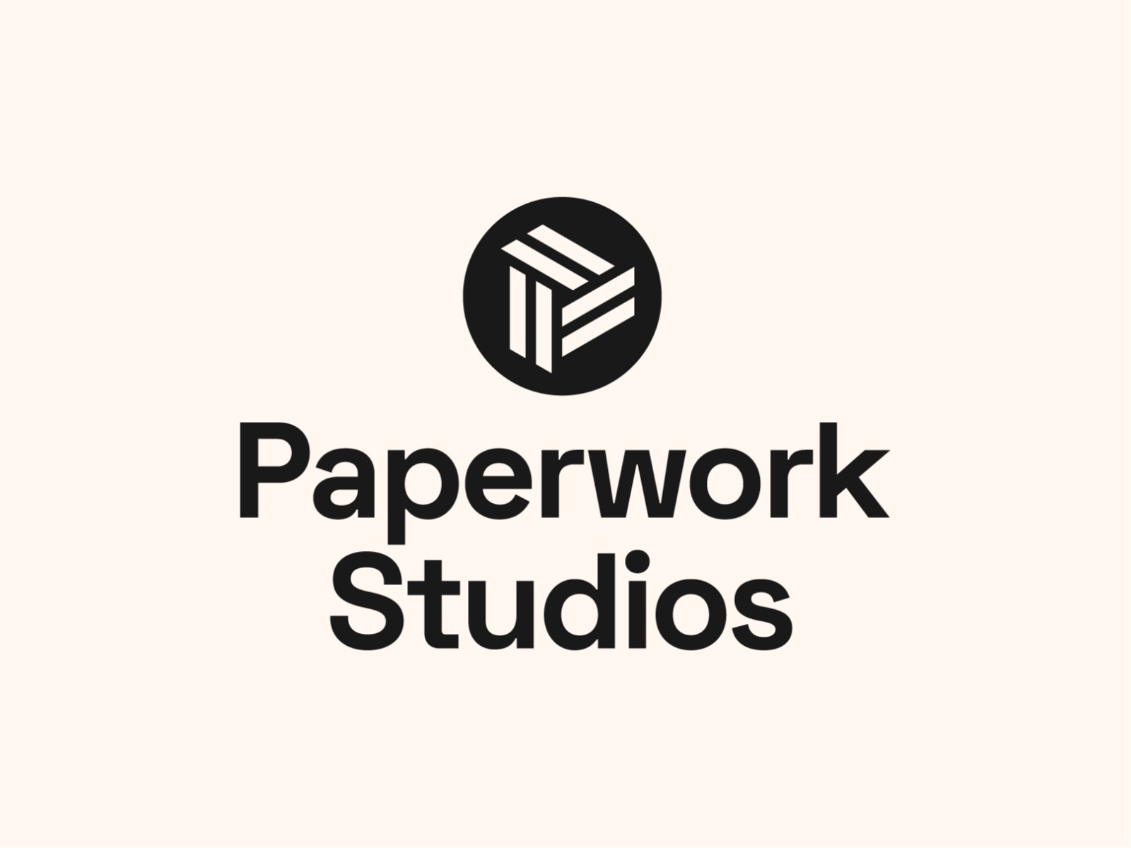Paperwork Studios - Badge Logo Design tech logo startup logo logo desi.jpg