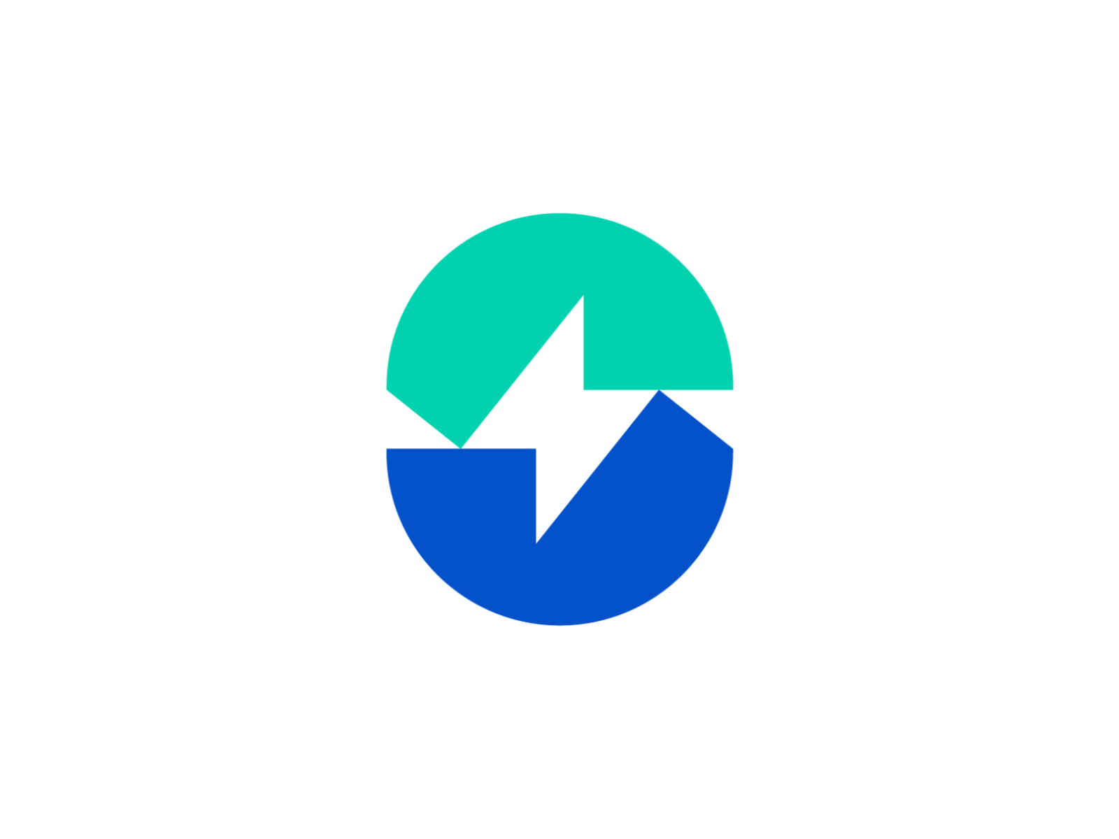Thunderbolt Letter S Logo logo designer logo design branding logotype.png