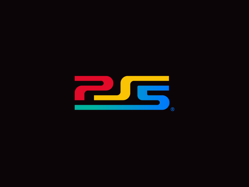 PS5 Classic lettering classic redesign rebrand type wordmarks brand id.png
