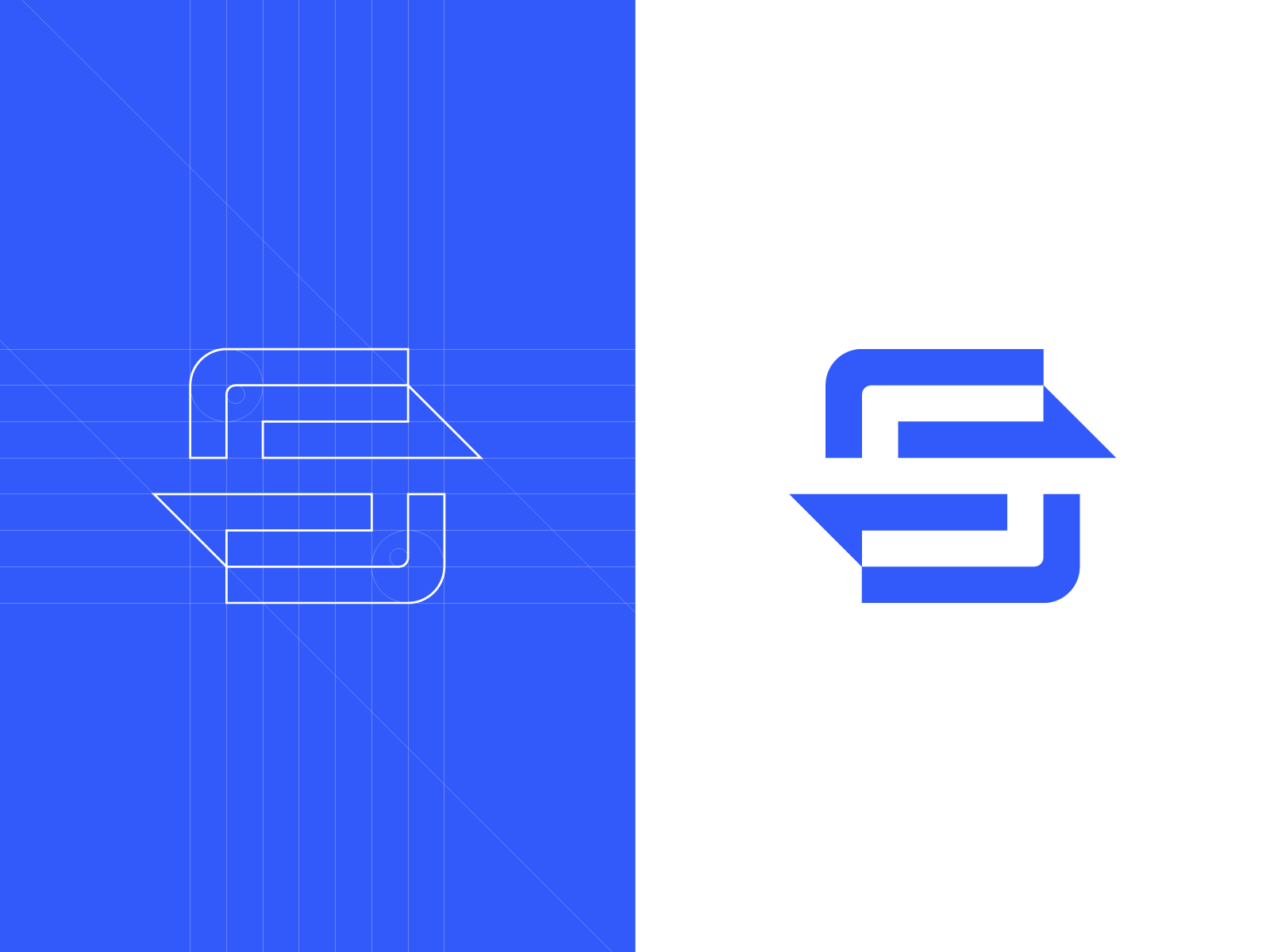 S - Lettermark digital ways arrows arrow connecting connection connect.png