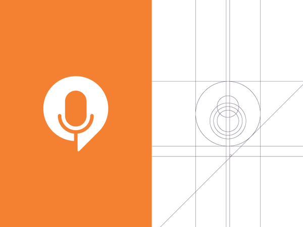 Saycaster logo artangent bubble mic talk listen broadcast podcast cast (2).png
