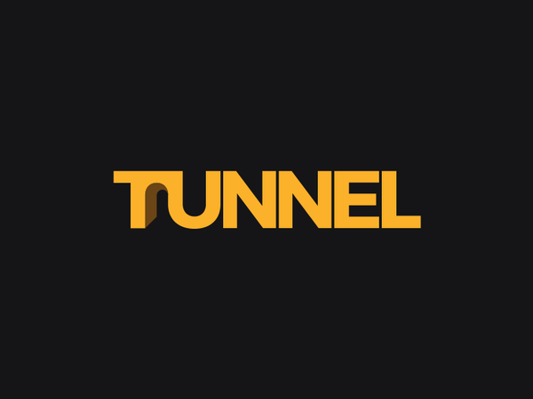 Tunnel Wordmark letters negativespace logotype artangent wordmark tunn.png
