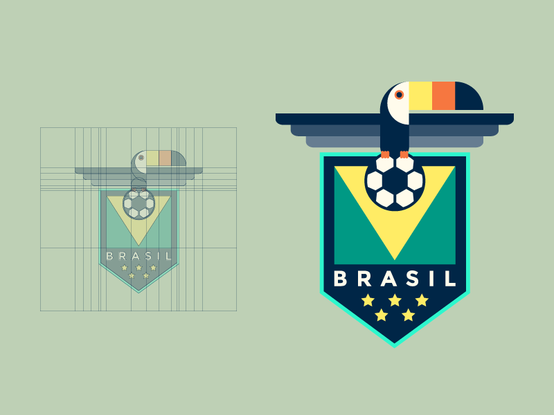 Brazil football grid cup world soccer logotype badge flag toucan world.png